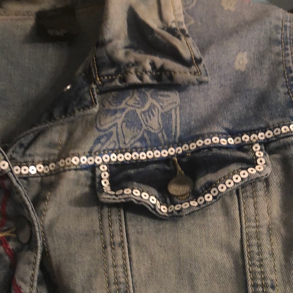 Desigual Jadi Wanita denim embellished jacket - Picture 2 of 6